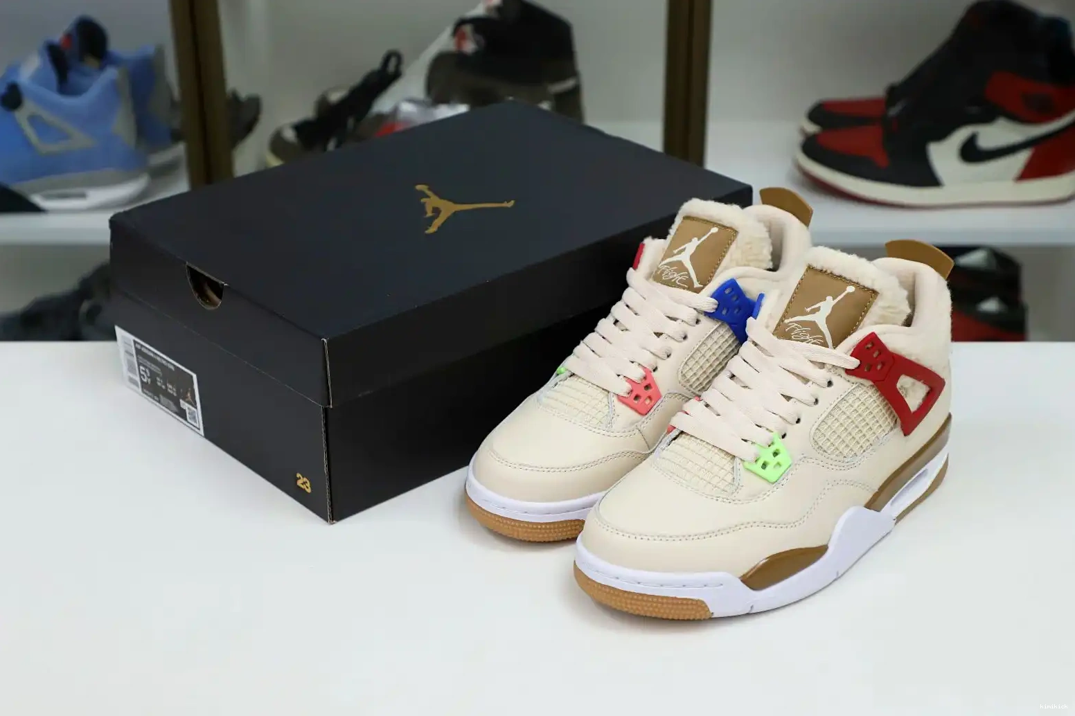 JORDAN THINGS' 4 GS 'WILD RETRO AIR Kimikick 0512